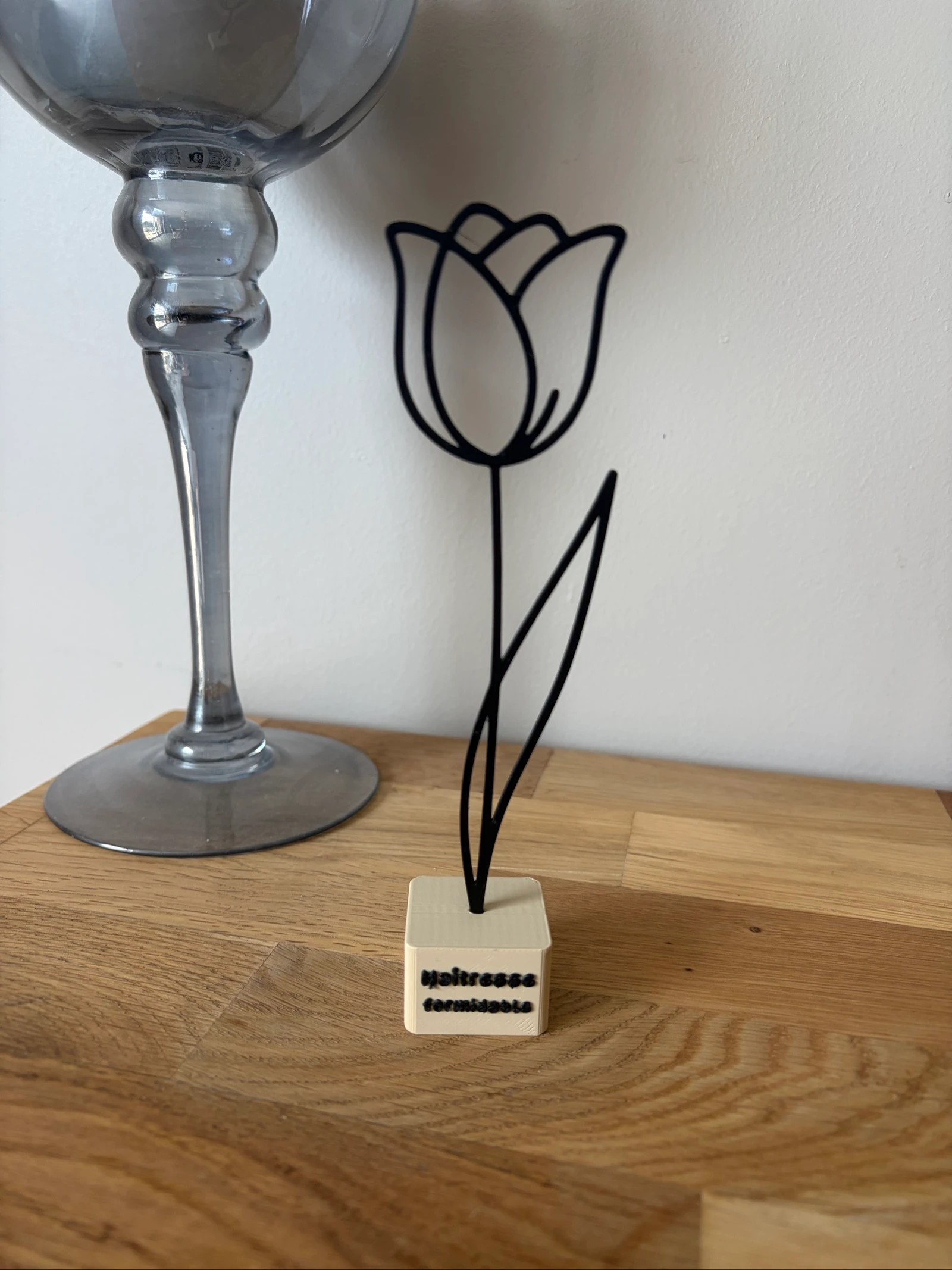 🌷 Décoration "Maîtresse formidable" personnalisable – Neuf 🌷